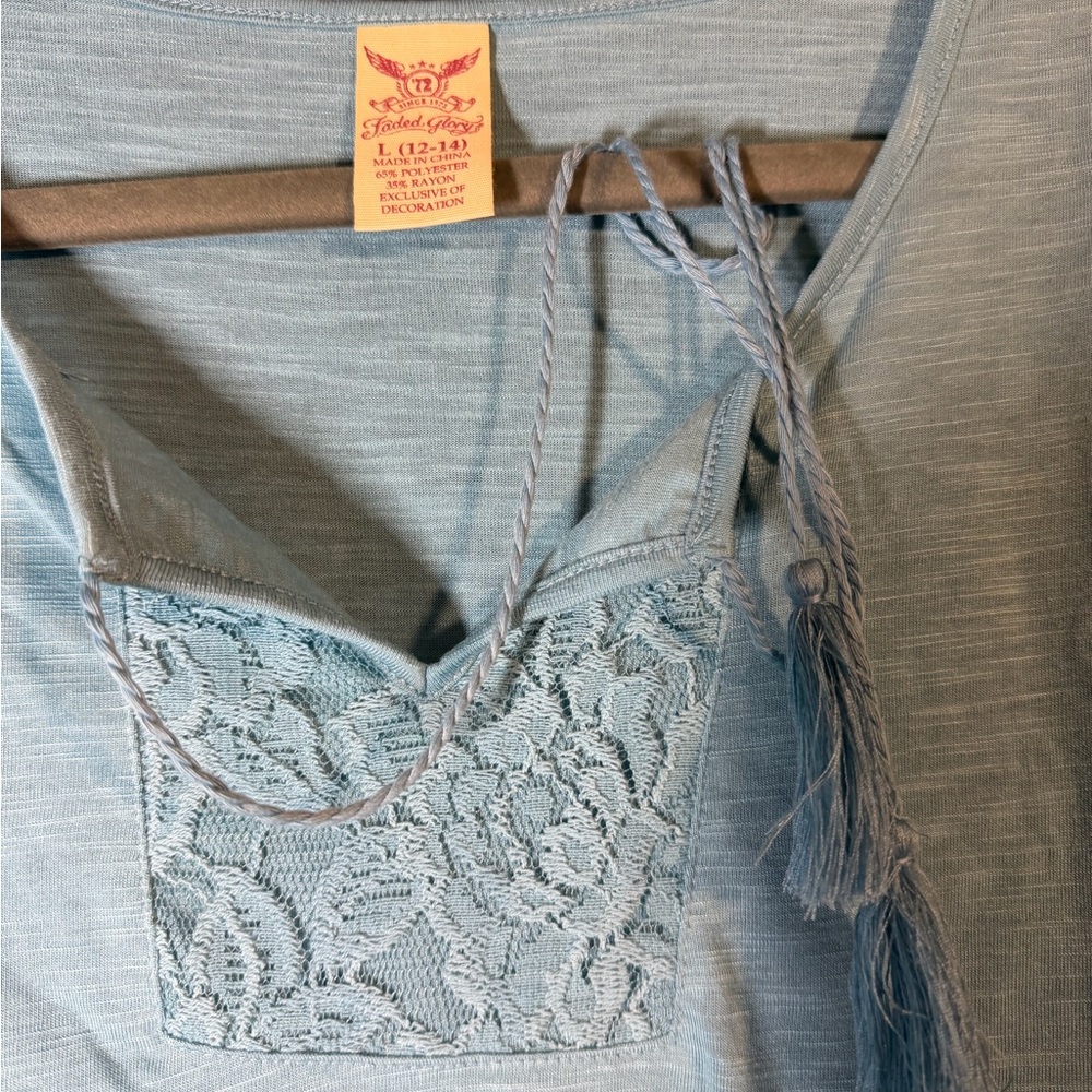 Faded Glory Long Sleeve Top. NWT - Picture 4 of 7